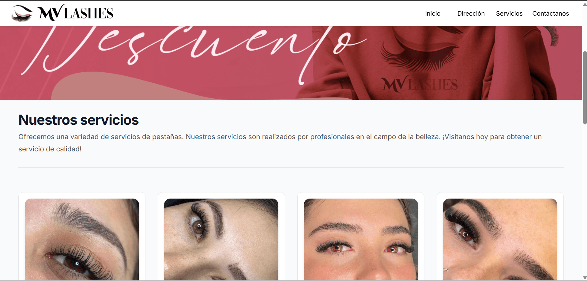 MV Eyelashes — negocio de belleza — 2
