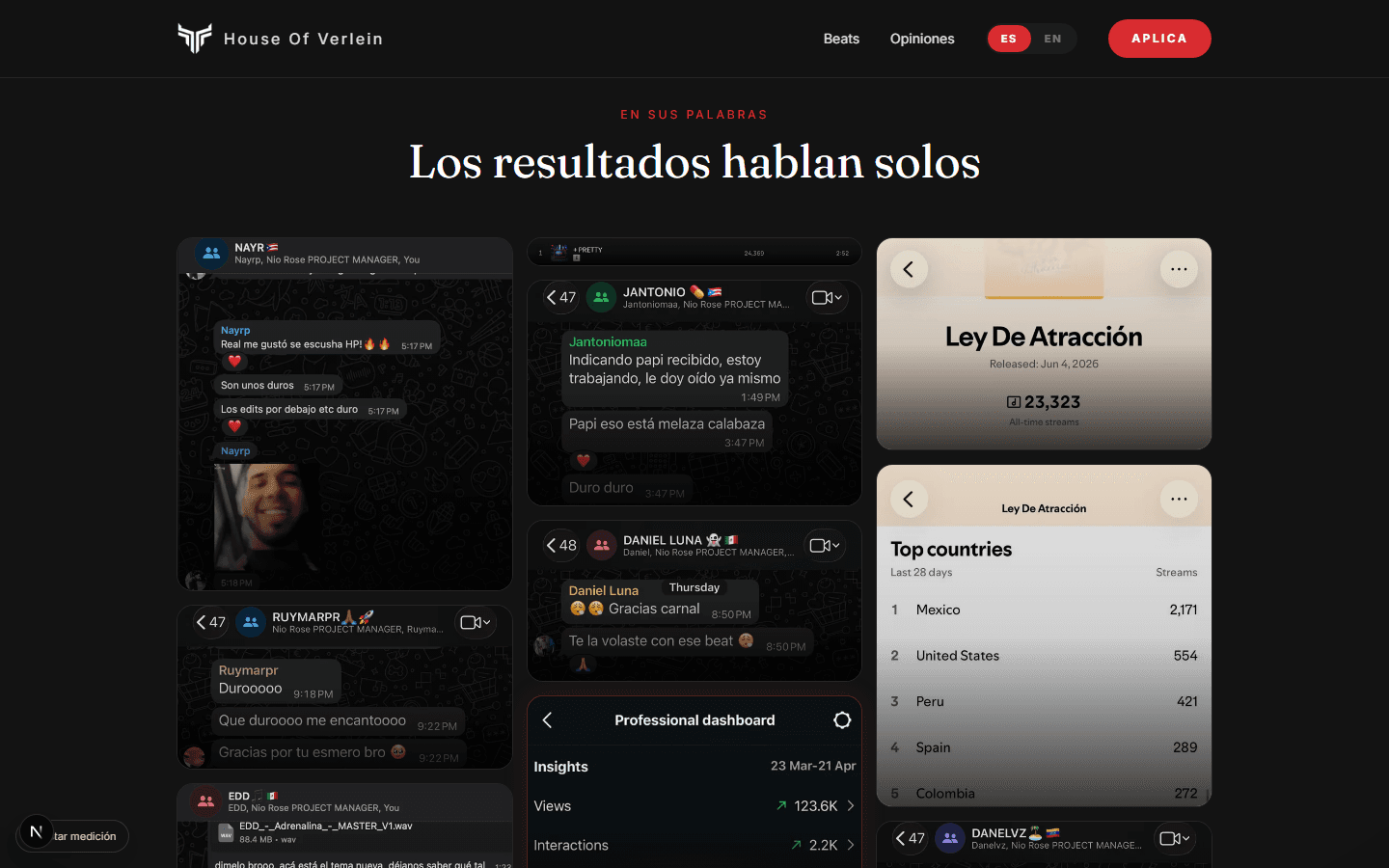 Verlein — plataforma de La Fórmula — 3